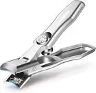 Lux German Grip Toe Nail Clippers for Seniors - Wide Jaw Opening Ultra-Sharp an