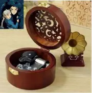 HOWLS MOVING CASTLE Circle Carving wooden ♫ PROMISE OF THE WORLD ♫ MUSIC BOX
