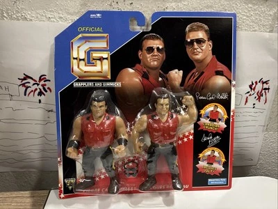 WWF Quebecers PCO Rougaeu Wrestling Figure Hasttel Grapplers & Gimmicks WWE MOC