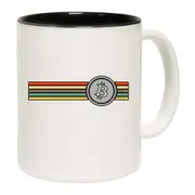 Retro Vintage Line With Bitcoin Mug Cup