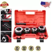 Professional Grade Pipe Threader Set - Heavy-Duty Tools with Storage Box