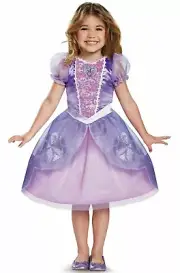 New in package Sofia The First Classic Toddler/Child Costume Halloween small 2T