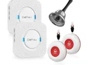 CallToU Wireless Caregiver Pager Smart Monitoring System Alert Buttons Hand Call