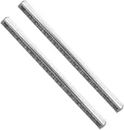 PAMINGONO 2pcs Aluminum Alloy Single-clip Restaurant Order Ticket Holder Alloy Menu Kitchen Holder Wall Mounted Receipt Holder Ticket Holder Black Kitchen Ticket Holder Rail Order Rack