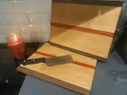 Handmade Solid Wood Cherry/Padauk/walnut Cutting Board/ Charcuterie ServingBoard