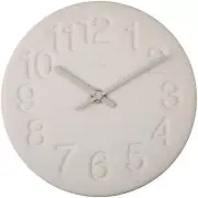 Lemnos Wall Clock Analog Diatomite Clock White LC11-08 WH Lemnos Diameter 256 x