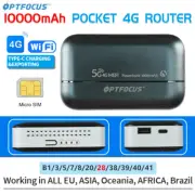 OPTFOCUS 4G lte Portable Modem Wireless Router Powerbank USB TYPEC 4G SIM Card 1