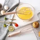 Silicone Handle Kitchen Accessories Stirring Whisk Egg Mixer Egg Beater Blender