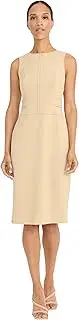 [Maggy London] Women's Sleeveless Sheath Architectural Seaming-Professional Wear-Business Casual Dress