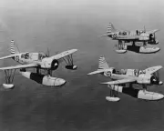 VOUGHT OS2U KINGFISHER WWII AIRCRAFT 8x10 GLOSSY PHOTO PRINT