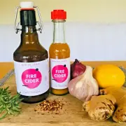 Fire Cider - Health Tonic - Organic Immune Boost - 200ml w/ Turmeric, ACV, Honey