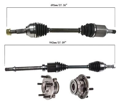 Hubs & Axles Automatic Transmission Front Wheel Drive for Nissan JUKE 2011-2017 (for: Nissan)
