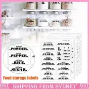 Pantry Labels Stickers for Kitchen Writing Food Storage Containers 132 Stickers