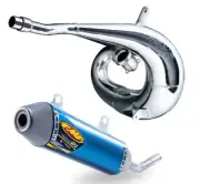FMF Gnarly Pipe & Titanium Powercore 2.1 Silencer for '20+ KTM Husqvarna 250/300