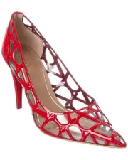 Valentino Vlogo 90 Vinyl & Patent Pump Women's Red 38.5