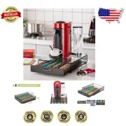 Pod Organizer for Nespresso Vertuo - Holds 50 Pods, No Assembly Required