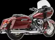Cobra Chrome 3in Slip On Muffler w Race Pro Tip Fat Boy 09