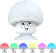 Mushroom Light,Bedside Table Lamp USB Powered Room Decor Light | Touch Control Suction Cups USB Rechargeable Cute Mushroom Lamp for Outdoor Camping Offices Buniq