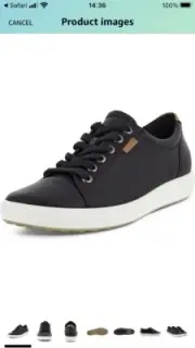 new ecco soft 7 ladies sneakers size 39