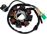 Vuzmode Magneto Ignition Stator 8 Coil 5 Wire Fits, for GY6 125cc 150cc 139QMB 139QMA 4-stroke ATV Scooter Moped Go Kart Buggy Quad Dirt Pit Bike Engine Ignition Coil Pack