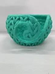 Yarn bowl | yarn bowls for crocheting-yarn bowl teal color