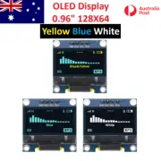 OLED Display 0.96" 128x64 Yellow Blue White I2C IIC SSD1306 Arduino Raspberry Pi