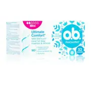 256x o.b. ProComfort Non-Applicator Tampons MINI - 8 Box