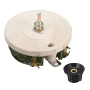 150W 5R Ohm Wirewound Ceramic Potentiometer Variable Rheostat Resistor With Knob