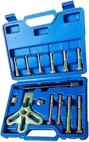 13pcs Universal Harmonic Balance Puller Set for Cars Pickups SUVs, Auto Harmonic Balancer Steering Wheel Puller Kit, AHT03121