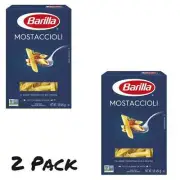 **Fast shipping** ( 2 Pack ) Barilla Classic Blue Box Pasta Mostaccioli 16 o