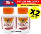 Vita C 1000mg DSM Vitamin Ascorbic Acid Radiant Skin Anti-Aging Even Skin (X 2)