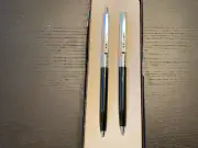 Papermate Profile Set Ballpoint Pen & Pencil Black & Stainless New In Box Usa Z