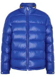 Moncler Bourne Quilted Shell Jacket - Blue - 6, Men's Designer Shell Jacket, Male - 6 6