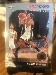 2019-2020 NBA Hoops Premium Stock KELDON JOHNSON Base RC Rookie Card #224