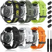 [ZPJPPLX] Compatible with Garmin Fenix 6 Pro Replacement Wrist Band, 22mm Silicone Sport Straps for Garmin Forerunner 935/945/955/Fenix 7/Fenix 6/Fenix 5 Plus/Fenix 5/Epix/Approach S60/Quatix5/Descent G1