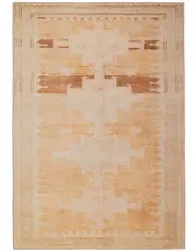 [Miss Amara] Isola Tribal Washable Rug in Orange