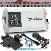 pkg ROCKFORD FOSGATE POWER TM400X4AD AMPLIFIER+ RFYXZ-K8 AMP KIT FOR YXZ MODELS
