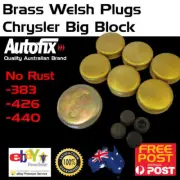 Brass Welch Welsh Freeze Core Plug Set Gallery Kit Fits BB Chrysler 383 426 440