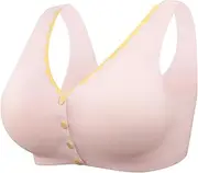 [Generic] X Pasties for Women Bra Lace Women's Closure Adjustable Extra-Elastic Front Trim Sports Breathable Plus Size Satin Lingerie for Women 3X
