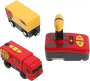 HEALSOPTHY Electric Train Toy for Boy Girl Vintage Locomotive Model Remote Control Interactive Playset for Boys Creative Ornament for Birthday Realistic Design Magnetic Tracks