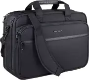 18" Laptop Bag Premium Laptop Briefcase Fits up to 17.3 Inch Laptop Expandable W