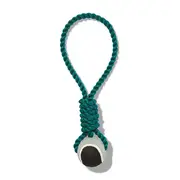 Juni Fetch Ball Rope Tug Dog Toy Green