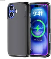 5000mAh Battery charger Case For iPhone 16 Portable power bank Charging Cover