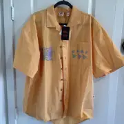 QUIKSILVER X STRANGER THINGS THE MIKE SHORT SLEEVE SHIRT XL - NWT