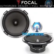 PAIR OF FOCAL 6PS-2 OHM 6.5" CAR AUDIO MIDRANGE SPEAKERS FROM PS-165V COMPONENTS