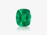 5.43 Carat Natural Loose Emerald, Green Cushion, ICA Certified Rare Gift For Her