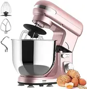 [ADVWIN] Stand Mixer, 1400W 6.5L Kitchen Food Mixer, 6 Speed with Tilt Head Pulse Electric Mixer, Home Stand Mixer for Housewives, Can Make Dough& Mix Food& Whip Egg Whites/Cream/Butter Chef Machine