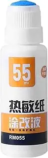 Thermal Paper Correction Fluid - 55ml Correction Liquid for Thermal Sensitive Paper,Anti-Peeling Design Handwriting Elimination Eraser for Men Women Youth