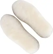FRCOLOR 1 Pair Fluffy Shoe Insoles for Winter Warm and Skin Friendly Replacement Insoles for Men Comfortable Fuzzy Boot Inserts Suitable for Shoes and Boots Excellent Warmth and Texture