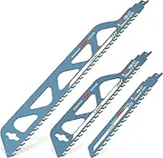 Reciprocating Saw Blade Demolition Masonry Reciprocating Hard Alloy Saw Blades Pruning Saw Blade for Cutting Brick Wood Metal Porous Concrete Power Tools Accessories(10+12+18 inches)